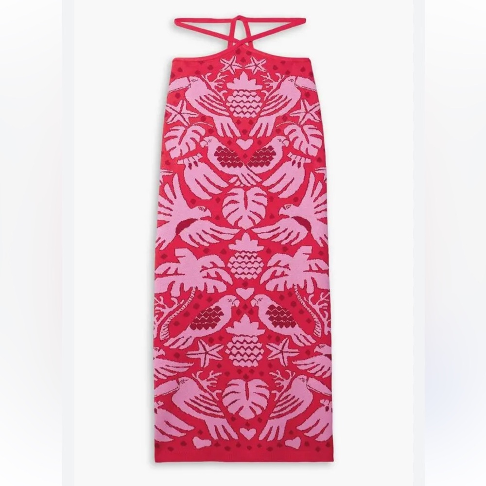 Farm Rio jungle scarf skirt